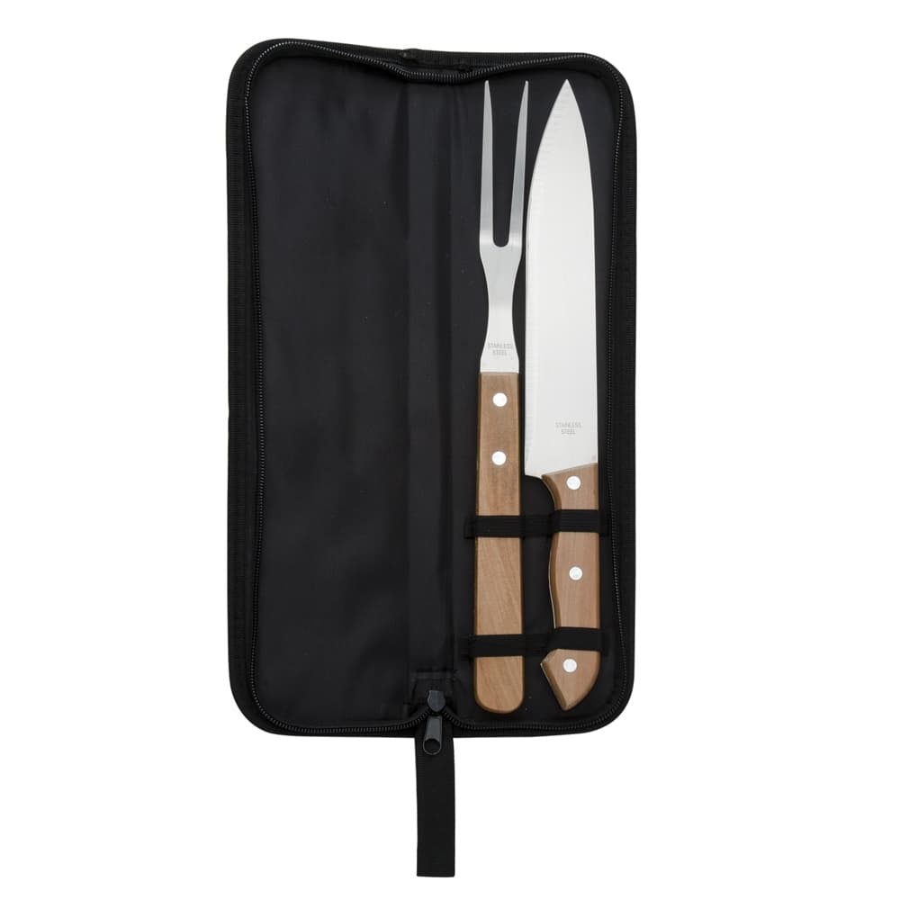 Kit Churrasco 2 Peças com estojo