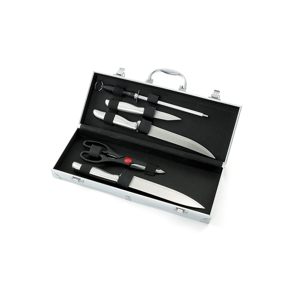 Kit Churrasco 5 Peças Facas